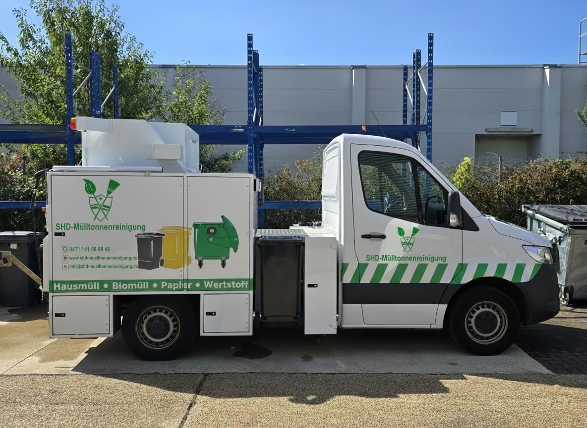Saubere Mülltonnen